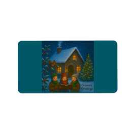 Woodland Carol Choir Adressaufkleber