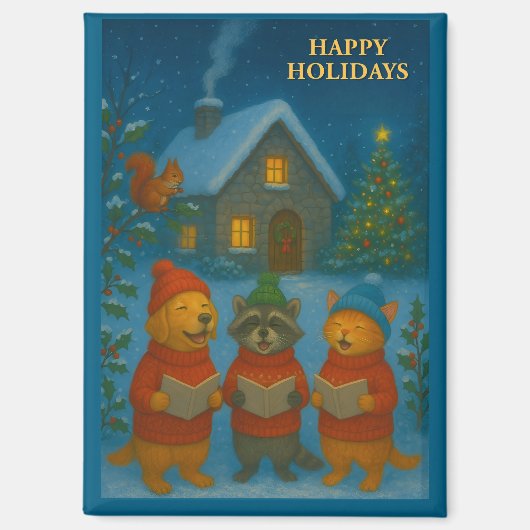 Woodland Carol Choir Magnet (Vorderseite)