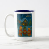 Woodland Carol Choir Zweifarbige Tasse (Links)