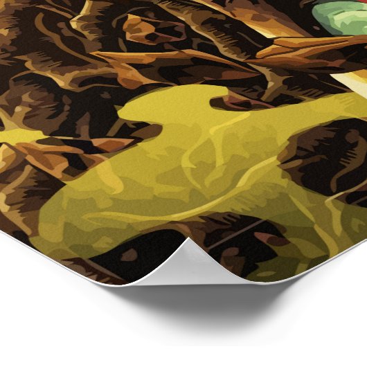 Woodland Celestial Zauberer Poster (Ecke)