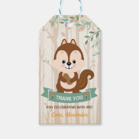 Woodland Chipmunk Forest Birthday Baby Dusche