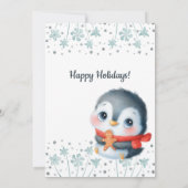 Woodland Christmas Cookie Exchange Party Einladung (Rückseite)