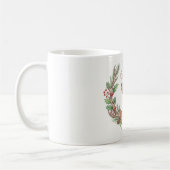 Woodland Christmas Deer Mug, Cute Holiday Fawn Cup Kaffeetasse (Links)