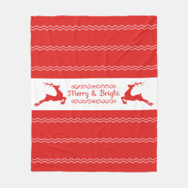 Woodland Christmas Fleece Blanket