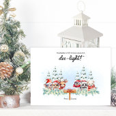 Woodland Co-Worker Holiday Card Einladung