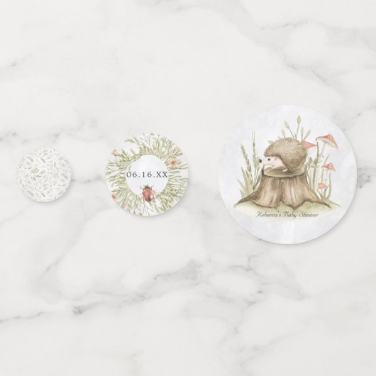 Woodland Confetti | Waldtierisches Party Konfetti (Rückseiten)