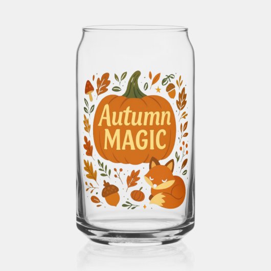 Woodland Cosy Vibes Tasse Dosenglas (Vorderseite)