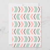 Woodland Creatures Baby Shower Einladung (Rückseite)