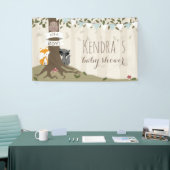 Woodland Creatures Boy Baby Shooter Banner (Messeveranstaltung)