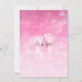 Woodland Creatures Forest Animals Baby Shower Einladung (Rückseite)