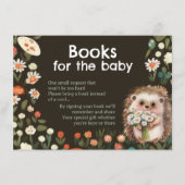 Woodland Daisy bringen ein Buch für Baby Begleitkarte (Vorderseite)