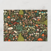 Woodland Daisy bringen ein Buch für Baby Begleitkarte (Rückseite)