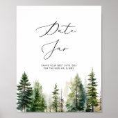 Woodland datiert Nachtgedanken. Date Jar Bridgame Poster (Vorne)