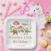 Woodland Dee Birthday Party Pappteller (Party)