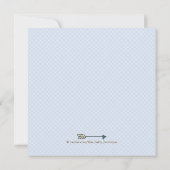 Woodland Deer Baby Dusche Einladung (Rückseite)