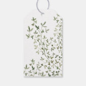 Woodland Deer Baby Dusche Geschenkanhänger (Rückseite)