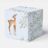 Woodland Deer Baby Dusche Geschenkschachtel (Rückseite)