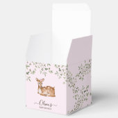 Woodland Deer Baby Dusche Geschenkschachtel (Geöffnet)