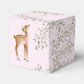 Woodland Deer Baby Dusche Geschenkschachtel (Rückseite)
