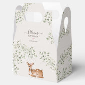 Woodland Deer Baby Dusche Geschenkschachtel (Geöffnet)