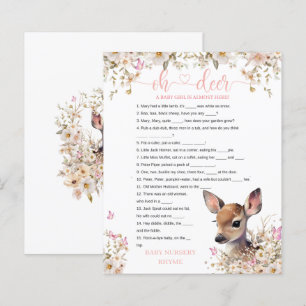 Woodland Deer Baby Showspiel