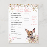 Woodland Deer Baby Showspiel