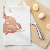 Woodland Deer Doe and Baby Fawn My Gigi Lieben Geschirrtuch (Viertel Falte)