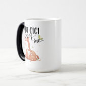 Woodland Deer Doe and Baby Fawn My Gigi Lieben Verwandlungstasse (Vorderseite Links)