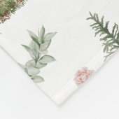 Woodland Deer Fawn Floral Baby Name Fleecedecke (Ecke)