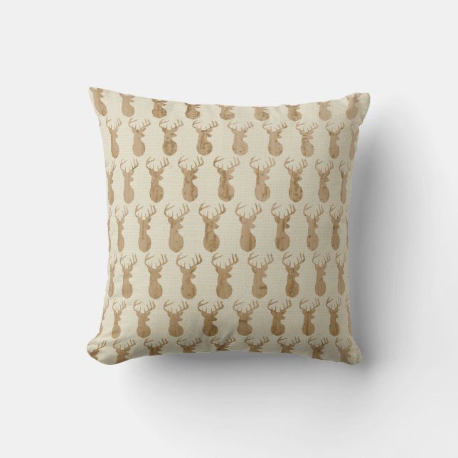 Woodland Deer Pillow Kissen (Vorderseite)