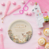 Woodland Deer Whimsical Erster Geburtstag Pappteller (Party)