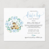 Woodland Drive by Baby Shower Budget Einladung (Vorderseite)