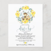 Woodland Drive by Baby Shower Budget Einladung (Vorderseite)