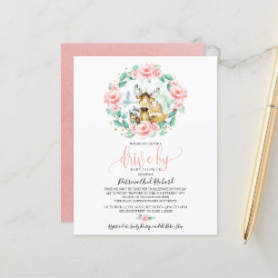 Woodland Drive by Baby Shower Budget Einladung