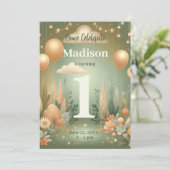 Woodland Einladung (Stehend Vorderseite)