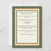 Woodland Einladung (Rückseite)