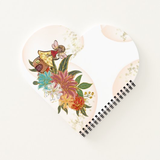 Woodland Enchanted Fairy Baby Shower Gästebuch Notizblock (Rückseite)