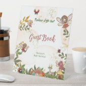 Woodland Enchanted Fairy Ladybug Gästebuch Sockelschild (In Situ)