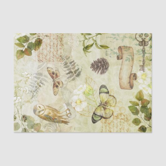 Woodland Ephemera Seidenpapier (Vorderseite)