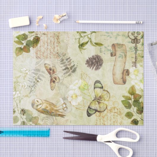 Woodland Ephemera Seidenpapier (Handwerk)