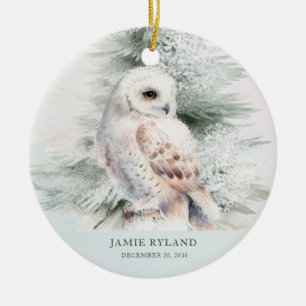 Woodland - Erste Weihnachtszeit mit Foto Keramik Ornament