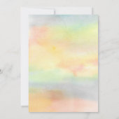 Woodland Es ist eine Mädchenwaldfreunde Kinderdusc Einladung (Rückseite)