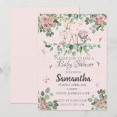 Woodland Fairy Baby Dusche Einladung (Vorne/Hinten)