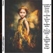 Woodland Fairy Child, Blume Crown EG5L Decoupage