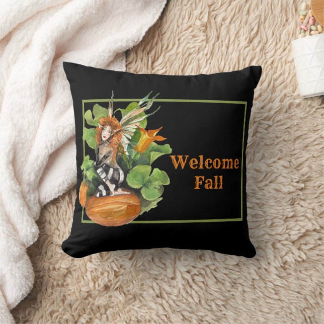 Woodland Fall Harvest Elf Kissen (Decke)