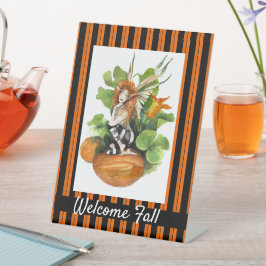 Woodland Fall Harvest Elf Sockelschild