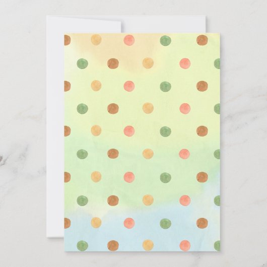 Woodland Family Fox Kinderdusche Wild One Einladung (Rückseite)