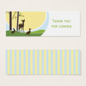 Woodland Favor Tag (Vorne & Hinten)
