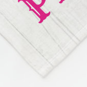 Woodland Fawn Deer Watercolor Baby Birth Stats Fleecedecke (Ecke)