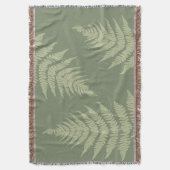 Woodland Fern hinterlässt kundenspezifische Hinter Decke (Vorderseite Vertikal)